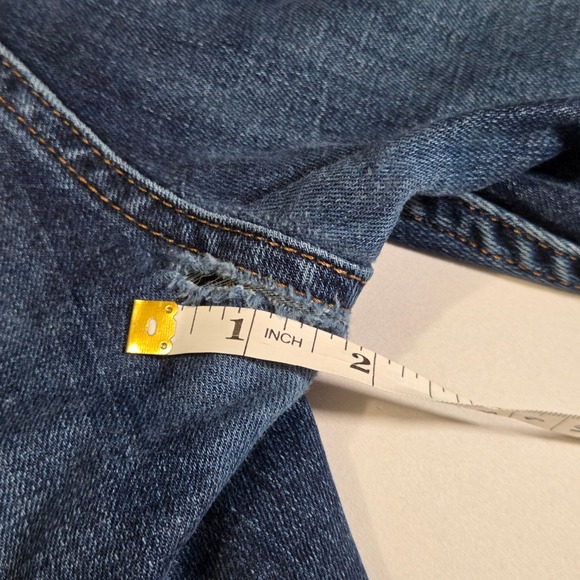 Hollister Epic Flex Mens‎ Skinny Jeans Dark Wash W34 L32 Damaged Crutch - Picture 11 of 14